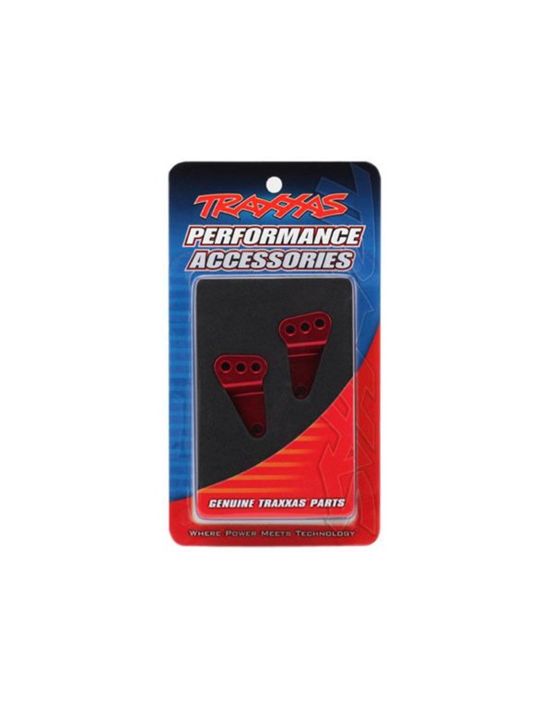 TRAXXAS TRA6920R LINK MOUNT, REAR SUSPENSION, ALUMINUM (RED-ANODIZED) (RIGHT & LEFT)