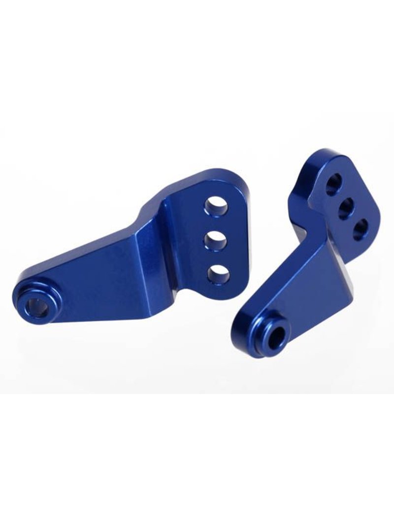 TRAXXAS TRA6920X LINK MOUNT, REAR SUSPENSION, ALUMINUM (BLUE-ANODIZED) (RIGHT & LEFT)