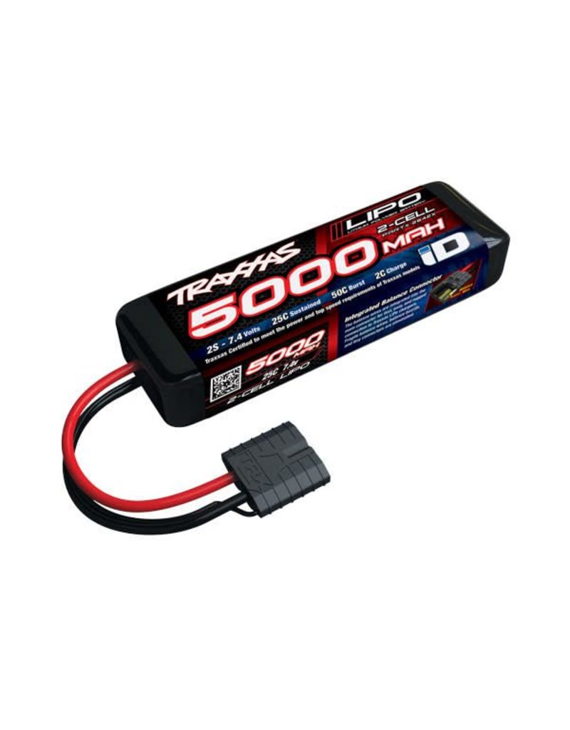 TRAXXAS TRA2842X 2S LIPO 7.4V 5000MAH 25C BATTERY: ID
