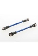 TRAXXAS TRA3139A TURNBUCKLES, ALUMINUM (BLUE-ANODIZED), TOE LINKS, 59MM (2) (ASSEMBLED W/ ROD ENDS & HOLLOW BALLS) (REQUIRES 5MM ALUMINUM WRENCH #5477)