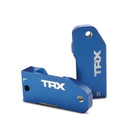 TRAXXAS TRA3632A CASTER BLOCKS, 30-DEGREE, BLUE-ANODIZED 6061-T6 ALUMINUM (LEFT & RIGHT)/ SUSPENSION SCREW PIN (2)