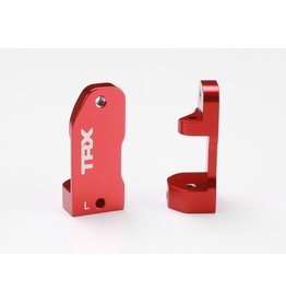 TRAXXAS TRA3632X CASTER BLOCKS, 30-DEGREE, RED-ANODIZED 6061-T6 ALUMINUM (LEFT & RIGHT)/ SUSPENSION SCREW PIN (2)