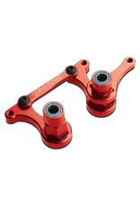 TRAXXAS TRA3743X STEERING BELLCRANKS, DRAG LINK (RED-ANODIZED 6061-T6 ALUMINUM)/ 5X8MM BALL BEARINGS (4)/ HARDWARE (ASSEMBLED)