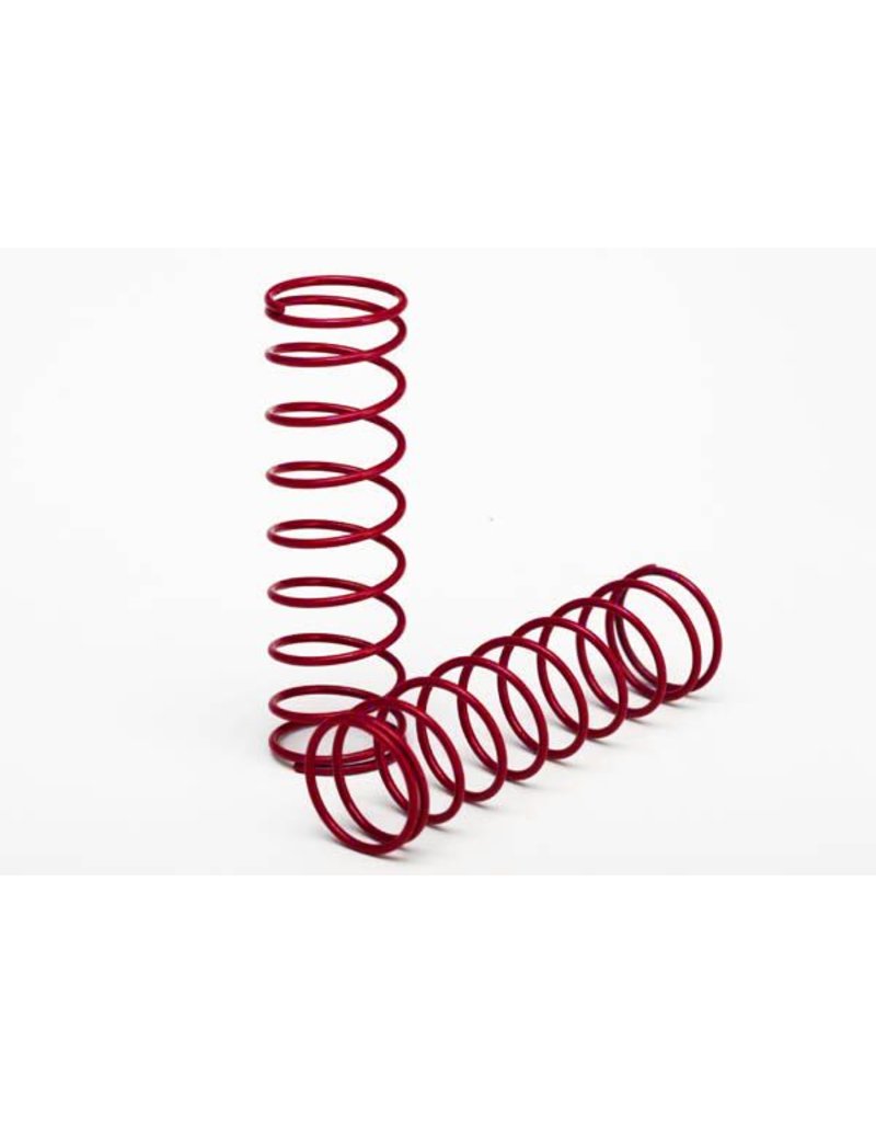 TRAXXAS TRA3758R SPRINGS, FRONT (RED) (2)