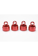 TRAXXAS TRA3767X SHOCK CAPS, ALUMINUM (RED-ANODIZED) (4) (FITS ALL ULTRA SHOCKS)