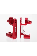 TRAXXAS TRA6832R CASTER BLOCKS (C-HUBS), 6061-T6 ALUMINUM, LEFT & RIGHT (RED-ANODIZED)