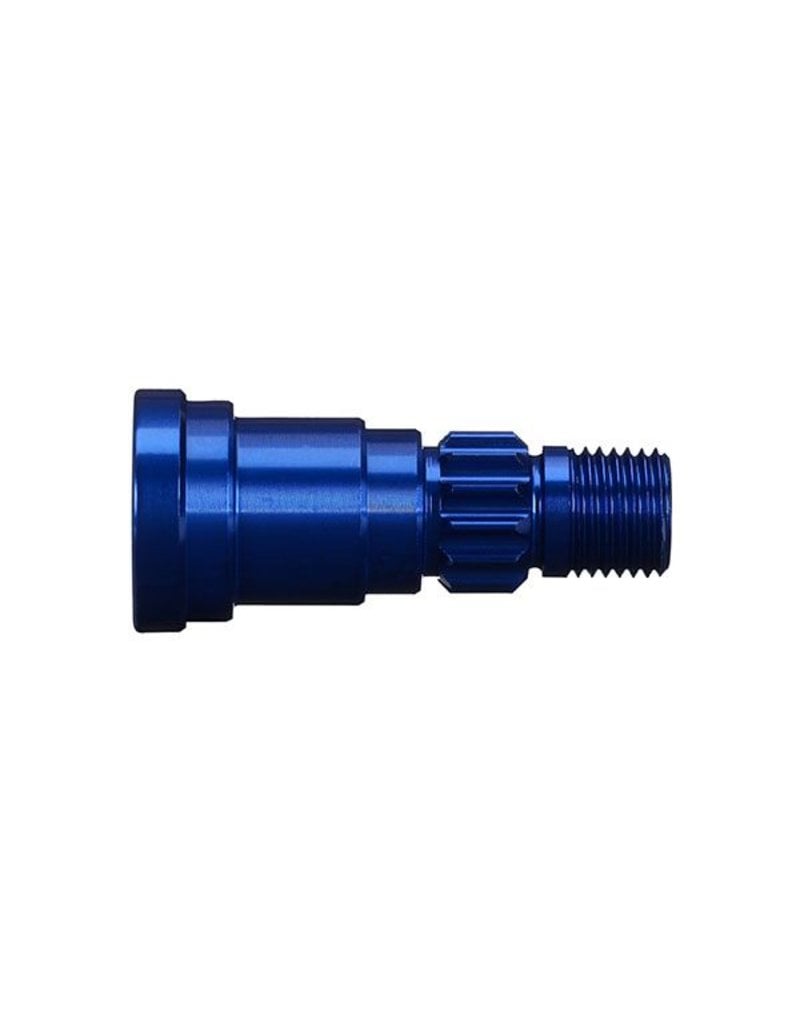 TRAXXAS TRA7768 STUB AXLE, ALUMINUM (BLUE-ANODIZED) (1) (USE ONLY WITH #7750X DRIVESHAFT)