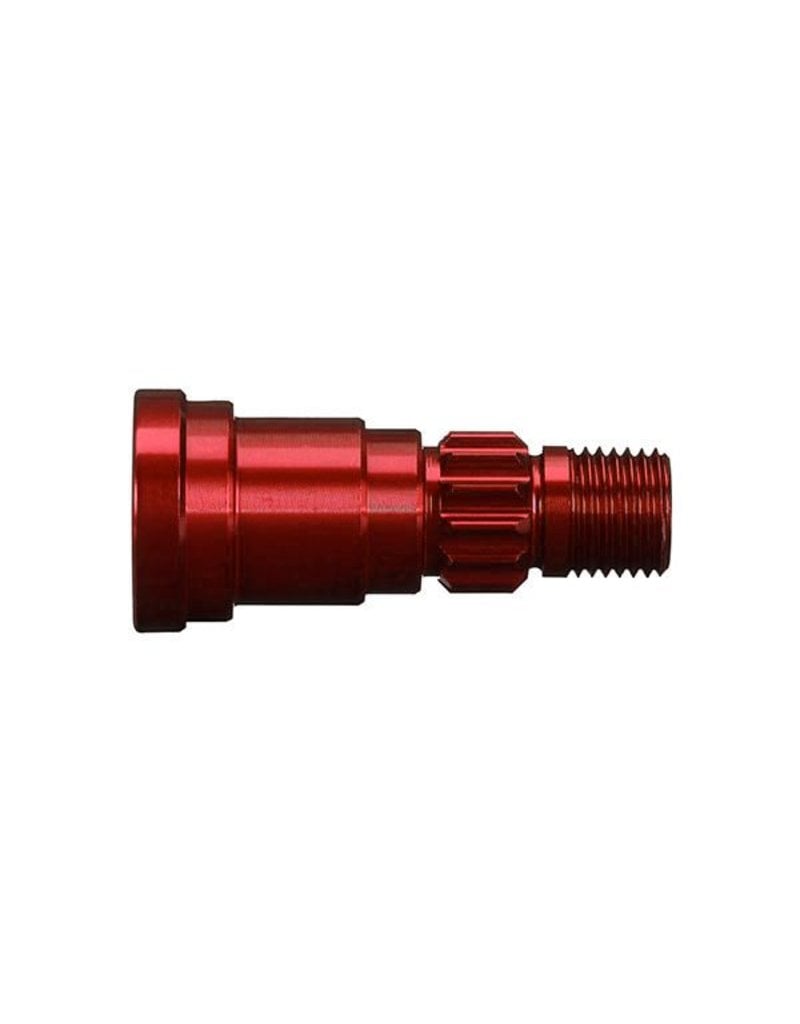 TRAXXAS TRA7768R STUB AXLE, ALUMINUM (RED-ANODIZED) (1) (USE ONLY WITH #7750X DRIVESHAFT)