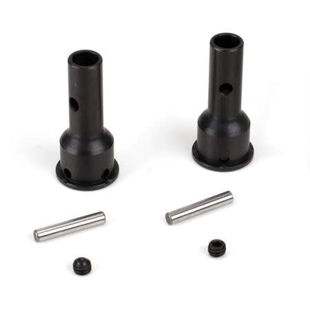 LOSA3522 F/R CV DRIVESHAFT AXLES (2): 8B,8T