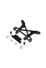 LOSI LOS354005 SHOCK TOWER, REAR, BLACK, ALUMINUM: DBXL, MTXL