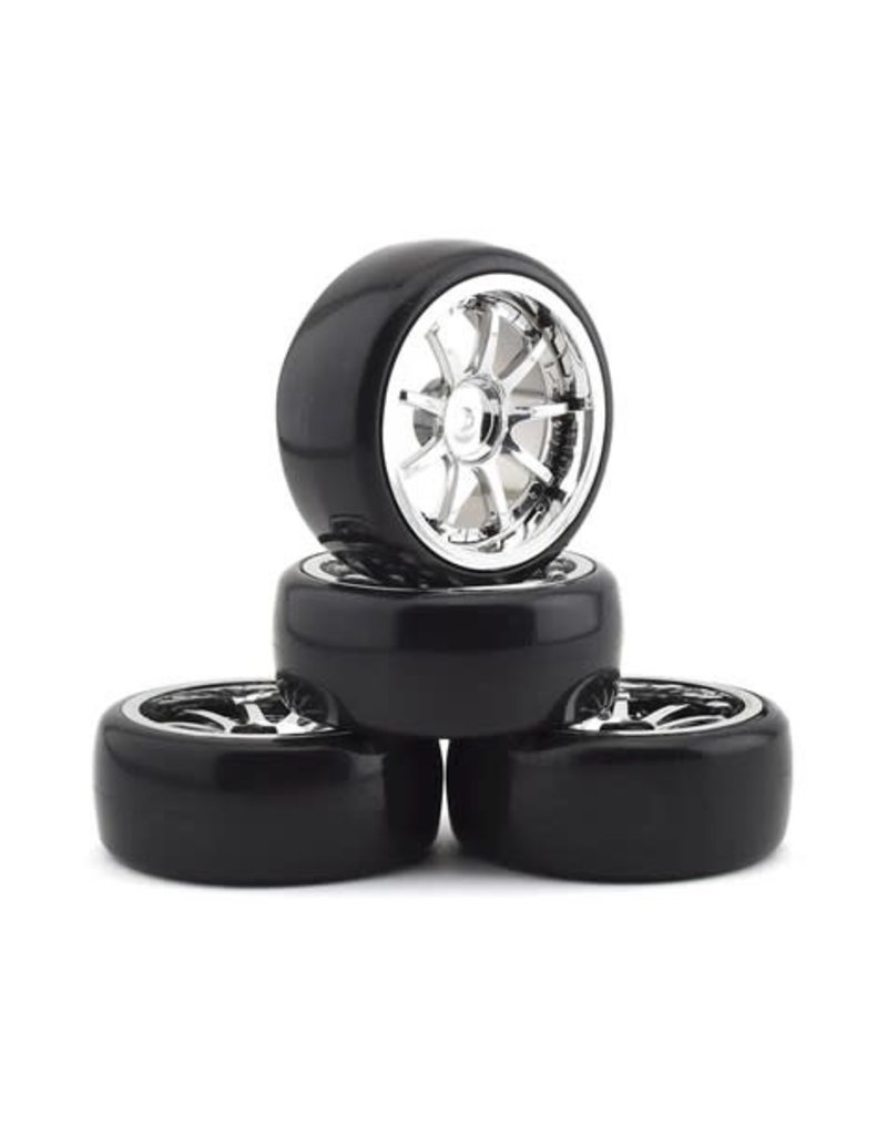 INTEGY INTC23244 TYPE V DRIFT WHEELS & TIRES (4)