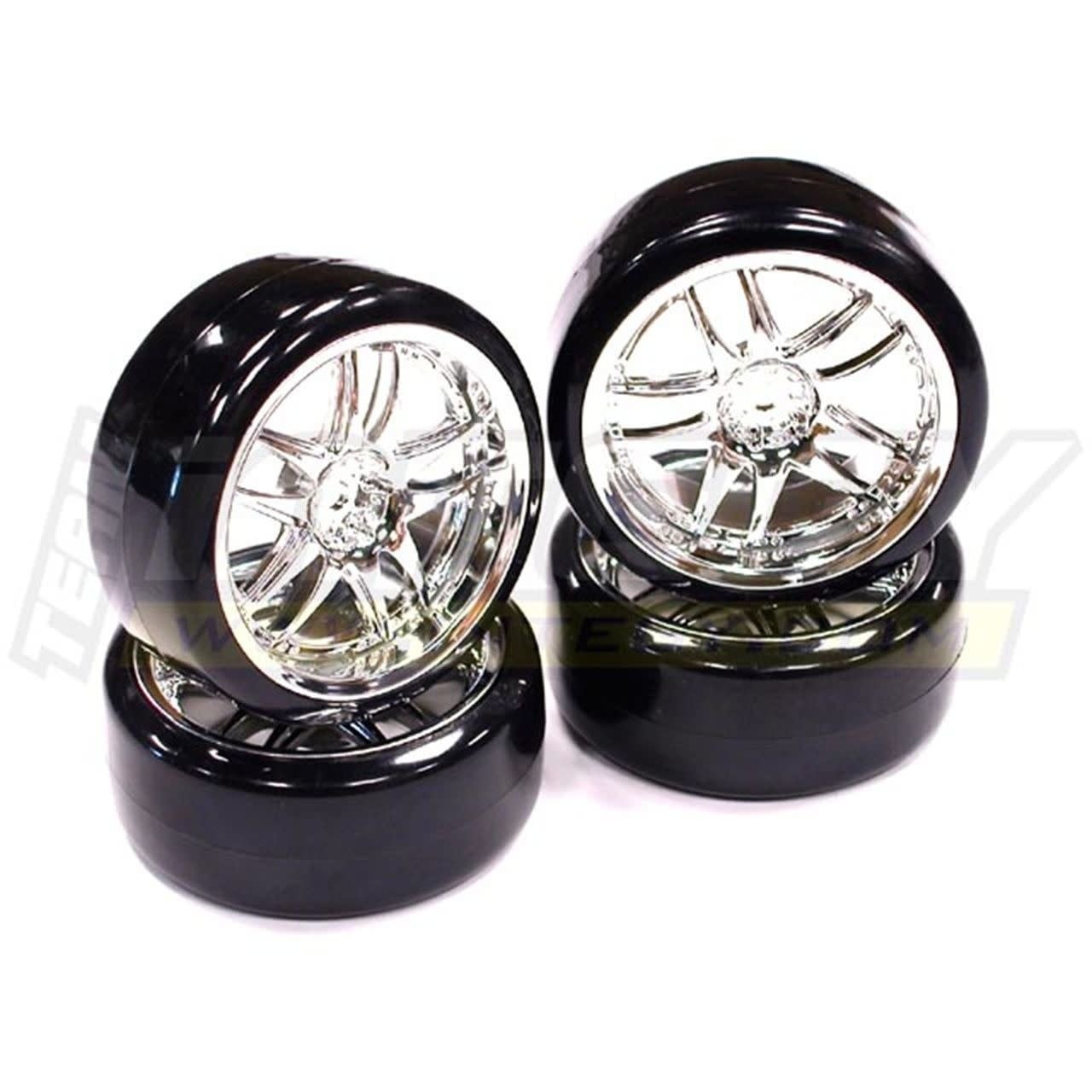 INTC23240 TYPE III DRIFT WHEELS & TIRES (4)