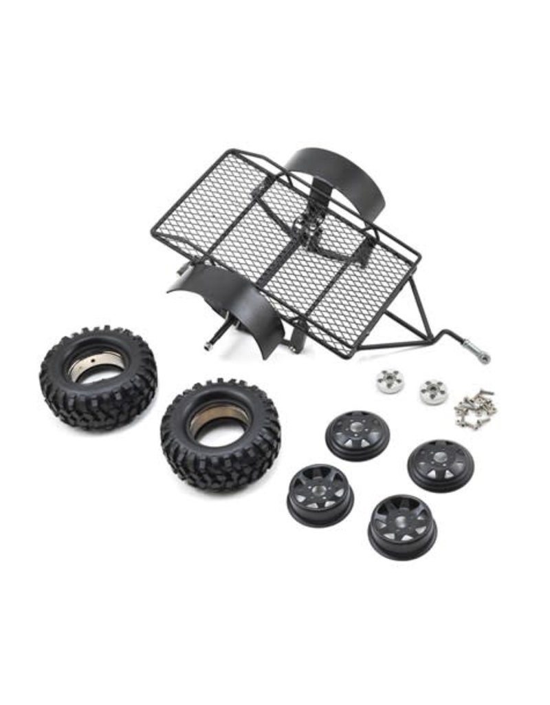 YEAH RACING YEA-YA-0405 1/10 SCALE UTILITY LEAF SPRING TRAILER