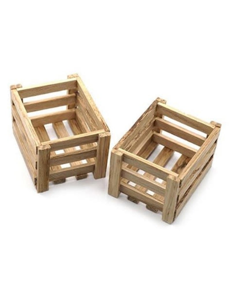YEAH RACING YEAYA0400 SCALE WOODEN CRATES