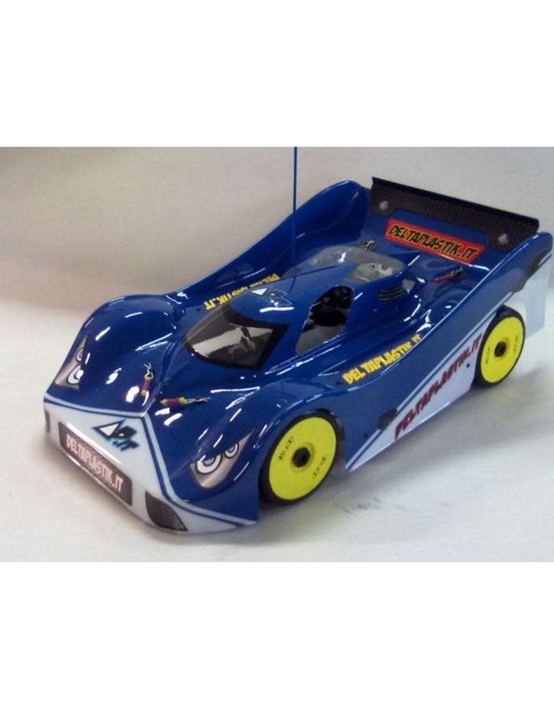DELTA PLASTIK USA DP0151/2 DP01 1/8 SCALE GT SPEED RUN BODY: CLEAR
