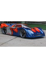 DELTA PLASTIK USA DP0118/2 JAGUAR XRS 1/8 SCALE GT SPEED RUN BODY: CLEAR
