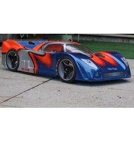 DELTA PLASTIK USA DP0118/2 JAGUAR XRS 1/8 SCALE GT SPEED RUN BODY: CLEAR
