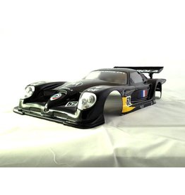 DELTA PLASTIK USA DP7502/2A PANOZ ESPERANTE GTR-1 SPEED RUN BODY: CLEAR