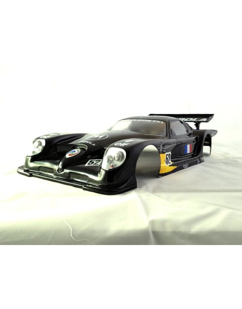 DELTA PLASTIK USA DP7502/2AMD PANOZ ESPERANTE GTR-1 1/8 SCALE GT2 SPEED RUN BODY: CLEAR (MOTOROLA DECAL)