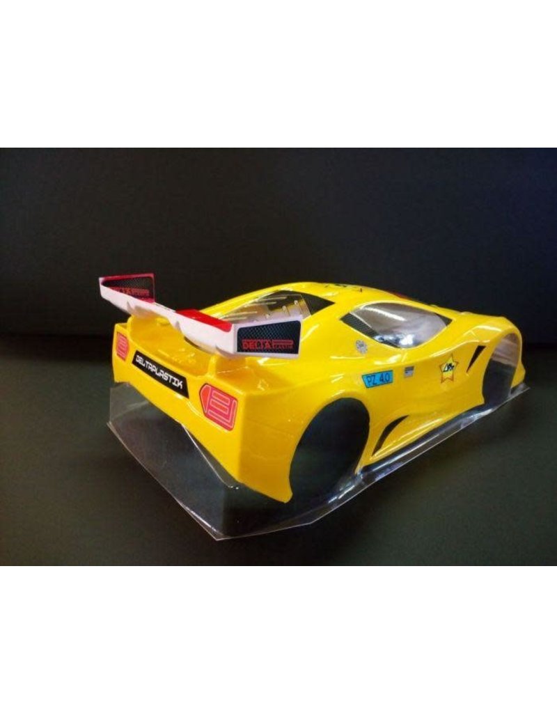 DELTA PLASTIK USA DP0173/2 PZ4.0 1/8 SCALE BODY: CLEAR