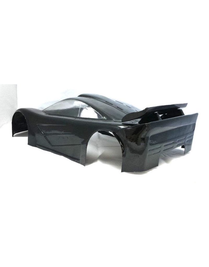 DELTA PLASTIK USA DP7500/2 MCLAREN GTR 1 1/8 SCALE GT2 SPEED RUN BODY: CLEAR