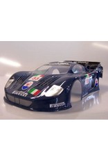 DELTA PLASTIK USA DP0127/2 MASERATI MC12 1/8 SCALE GT BODY: CLEAR