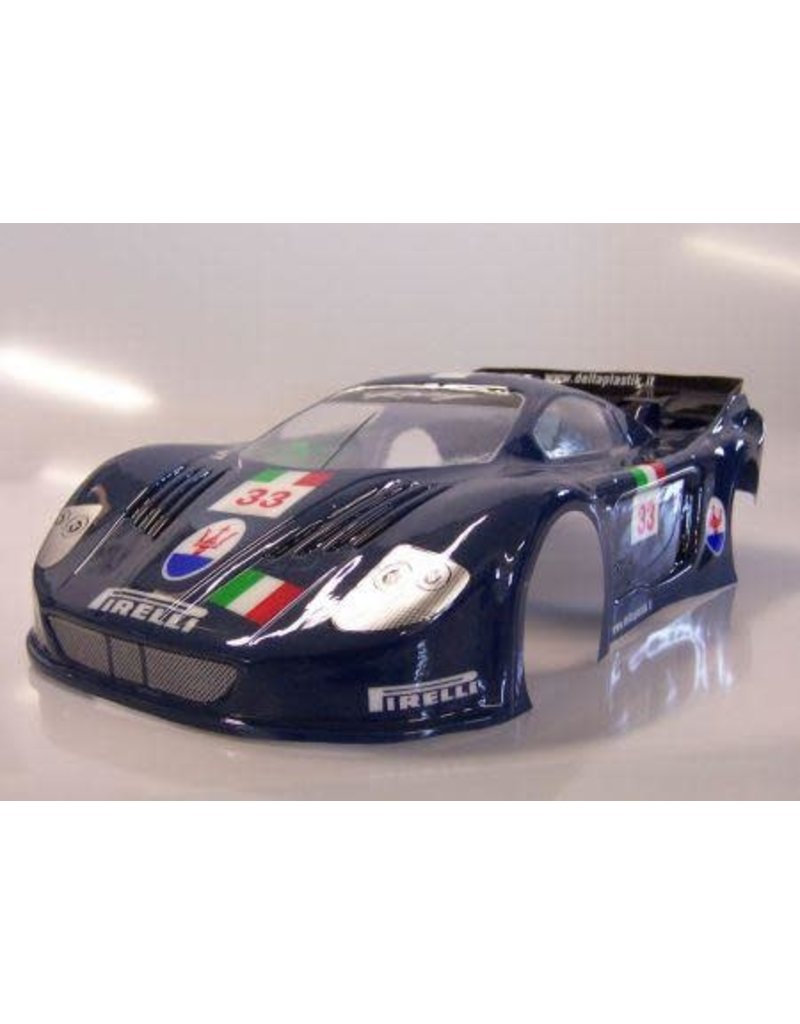 DELTA PLASTIK USA DP0127/2 MASERATI MC12 1/8 SCALE GT BODY: CLEAR