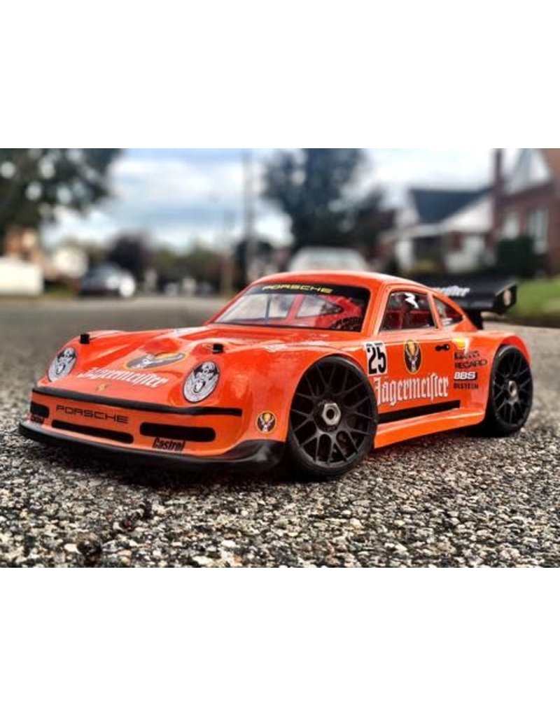 DELTA PLASTIK USA DP0111/2 PORSCHE 911 1/8 SCALE GT BODY: CLEAR