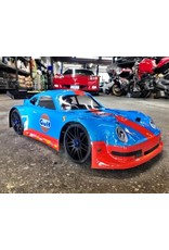 DELTA PLASTIK USA DP0111/2 PORSCHE 911 1/8 SCALE GT BODY: CLEAR