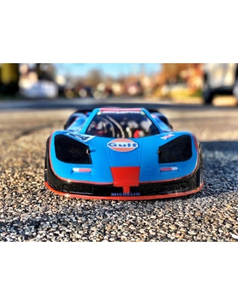 DELTA PLASTIK USA DP0094S/2 MCLAREN GTR 1/8 SCALE GP BODY: CLEAR