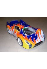 DELTA PLASTIK USA DP0128S HR03 1/8 SCALE GT BODY: CLEAR