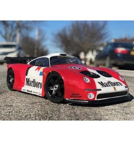 DELTA PLASTIK USA DP7503/2 PORSCHE GT2 1/8 SCALE GT2 BODY: CLEAR