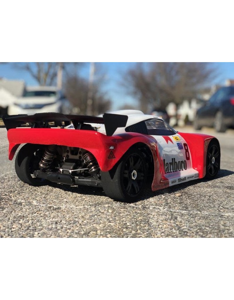 DELTA PLASTIK USA DP7503/2 PORSCHE GT2 1/8 SCALE GT2 BODY: CLEAR