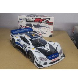 DELTA PLASTIK USA DP0159/2 MERCEDES AMG DTM 1/8 SCALE SPEED RUN BODY: CLEAR