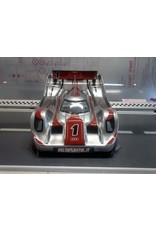DELTA PLASTIK USA DP0167S/2 AUDI R18 RALLY 1/8 SCALE SPEED RUN BODY: CLEAR