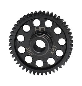 HOT RACING HRASTRF448 48P 48T STEEL SPEED RUN SPUR GEAR FOR TRAXXAS 4-TEC 2.0, 3.0