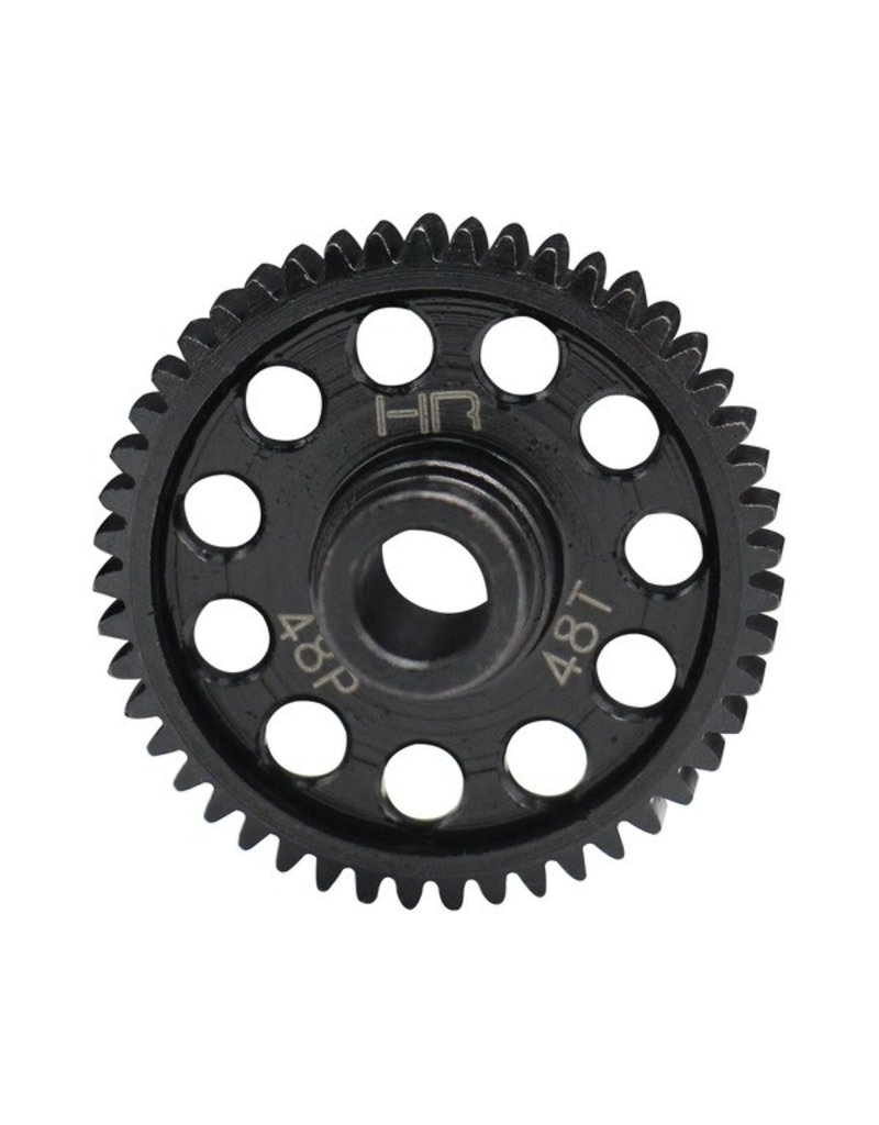 HOT RACING HRASTRF448 48P 48T STEEL SPEED RUN SPUR GEAR FOR TRAXXAS 4-TEC 2.0, 3.0