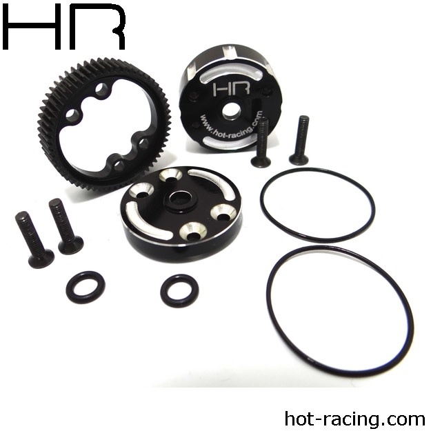 HRATE38CH SEALED ALUMINUM DIFFERENTIAL CASE FOR TRAXXAS 2WD