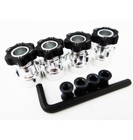 HOT RACING HRAWH17HT01 12MM TO 17MM W/ 10MM OFFSET WHEEL HEX ADAPTERS