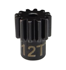 HOT RACING HRASDMD12M06 0.6 MOD PINION GEAR 12T (2MM BORE): STEEL