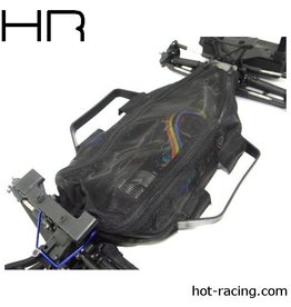 HOT RACING HRALCF16C06 CHASSIS DIRT GUARD COVER FOR TRAXXAS SLASH LCG