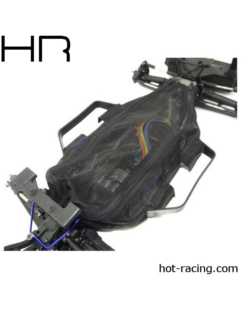 HOT RACING HRALCF16C06 CHASSIS DIRT GUARD COVER FOR TRAXXAS SLASH LCG
