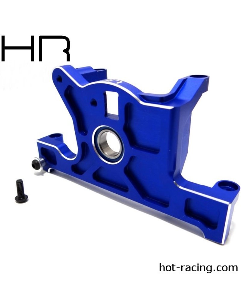 HOT RACING HRALCF38X06 ALUMINUM HEACY DUTY MOTOR MOUNT FOR TRAXXAS SLASH & RUSTLER 4X4 LCG