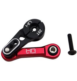 HOT RACING HRAAON48SH25 ALUMINUM 25T FIXED LINK STEERING SERVO ARM FOR ARRMA 6S