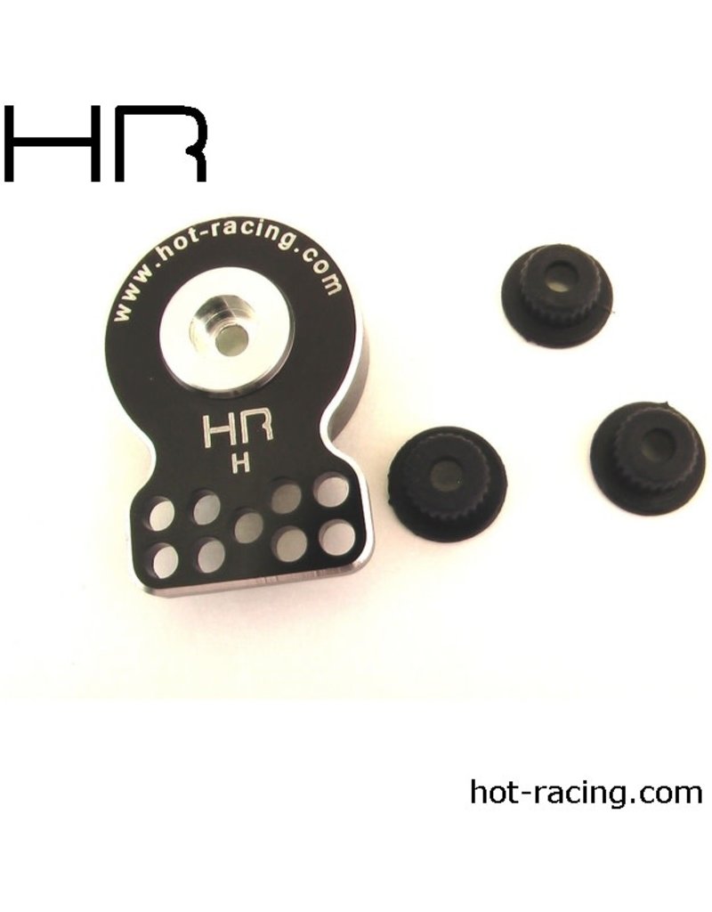 HOT RACING HRASHS88H HEAVY DUTY ALUMINUM SERVO SAVER: BLACK