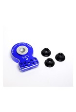 HOT RACING HRASHS88M MEDIUM DUTY ALUMINUM UNIVERSAL SERVO SAVER: BLUE