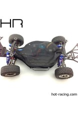 HOT RACING HRASLF16C06 CHASSIS DIRT GUARD FOR TRAXXAS SLASH 4X4 (NON-LCG)