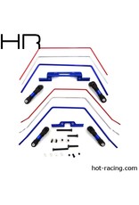 HOT RACING HRATE311SLC FRONT & REAR WIDE SWAY BARS FOR TRAXXAS SLASH 2WD