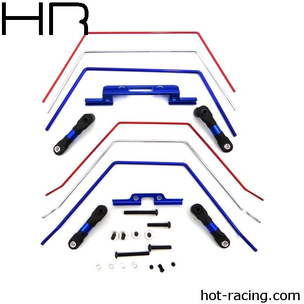 HRATE311SLC FRONT & REAR WIDE SWAY BARS FOR TRAXXAS SLASH 2WD