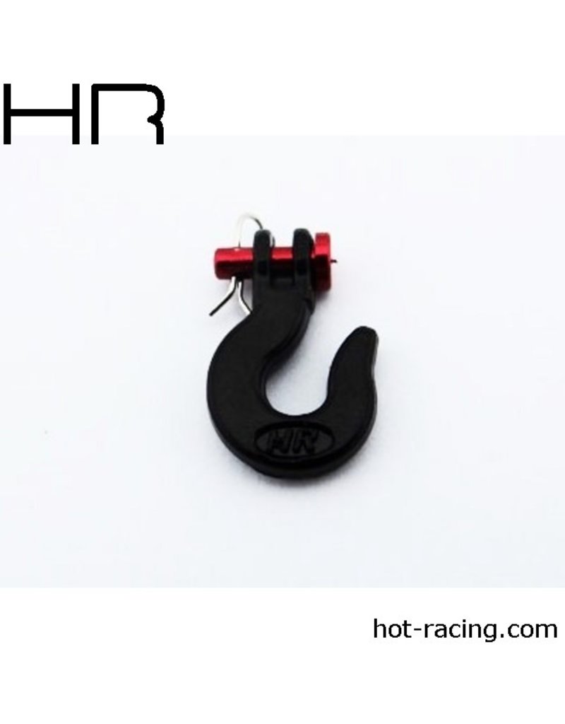 HOT RACING HRACC80901 1/10 SCALE WINCH HOOK: BLACK